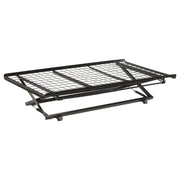 Cama nido desplegable de metal Eden, color negro