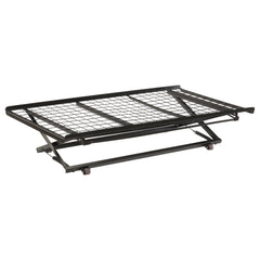 Cama nido desplegable de metal Eden, color negro