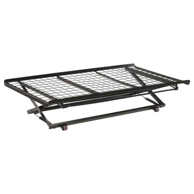 Cama nido desplegable de metal Eden, color negro