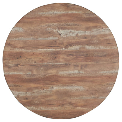 Gibson Round 50-inch Counter Height Dining Table Yukon Oak