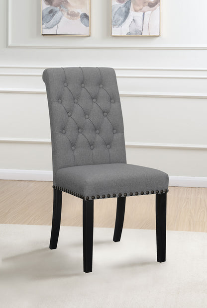 Alana Fabric Upholstered Dining Side Chair (Set of 2)