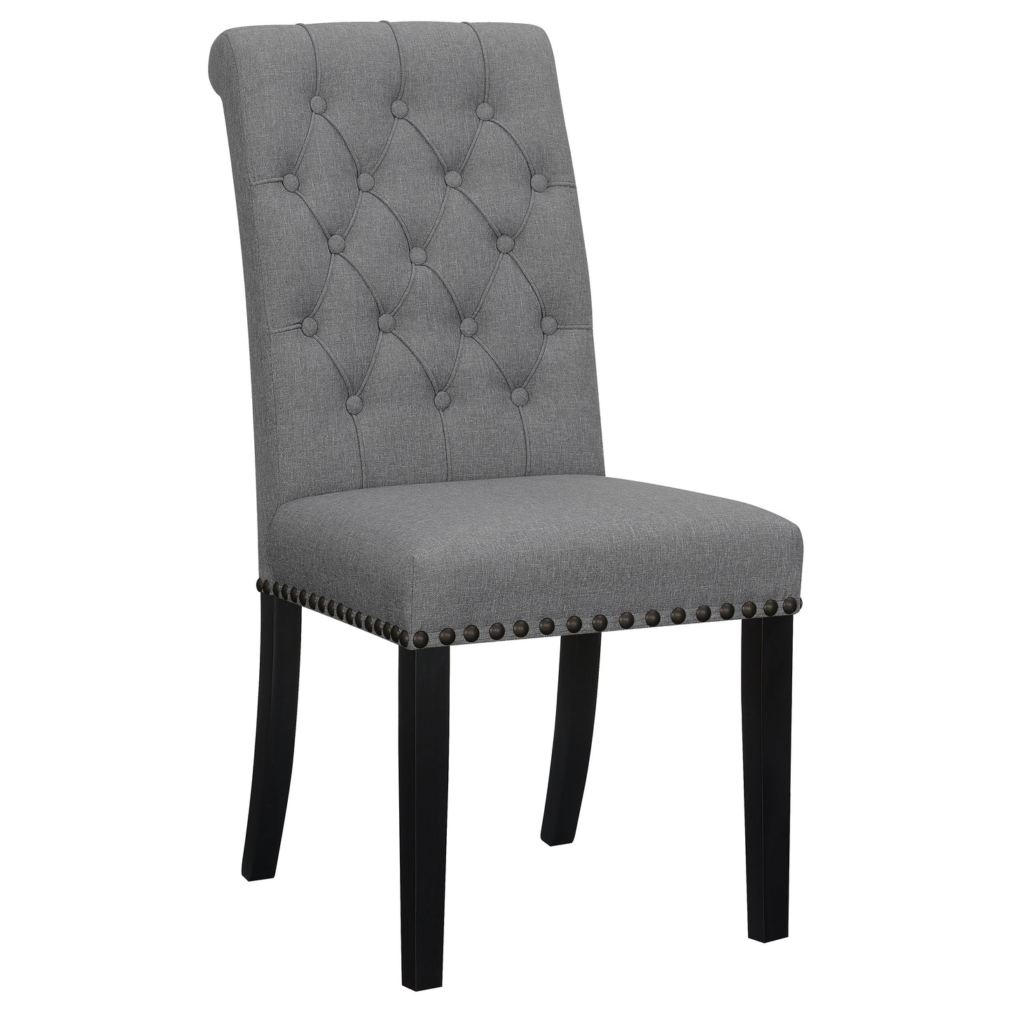 Alana Fabric Upholstered Dining Side Chair (Set of 2)