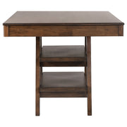 Juego de mesa de comedor rectangular Dewey en nogal