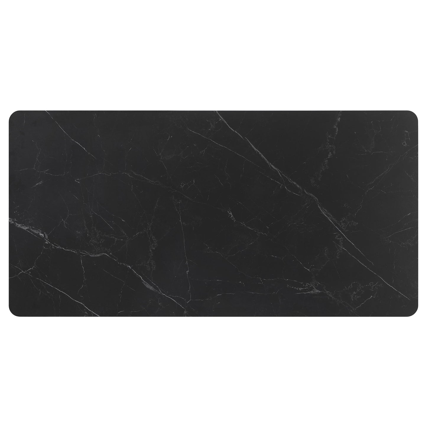 Smith Rectangular 71-inch Ceramic Top Dining Table Black