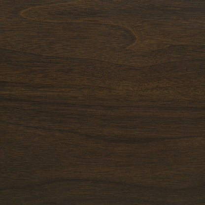 Mesa de comedor rectangular de madera Wes de 80 pulgadas en nogal oscuro