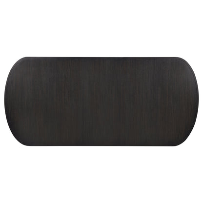 Leandro 78-inch Extension Dining Room Table Burnished Black