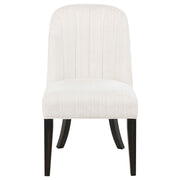 Leandro Upholstered Dining Side Chair Cream (Set of 2)