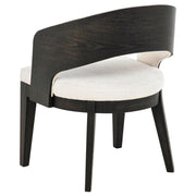 Leandro Upholstered Dining Arm Chair Cream (Set of 2)