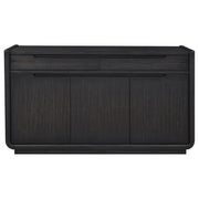 Leandro 2-drawer Dining Sideboard Server Burnished Black