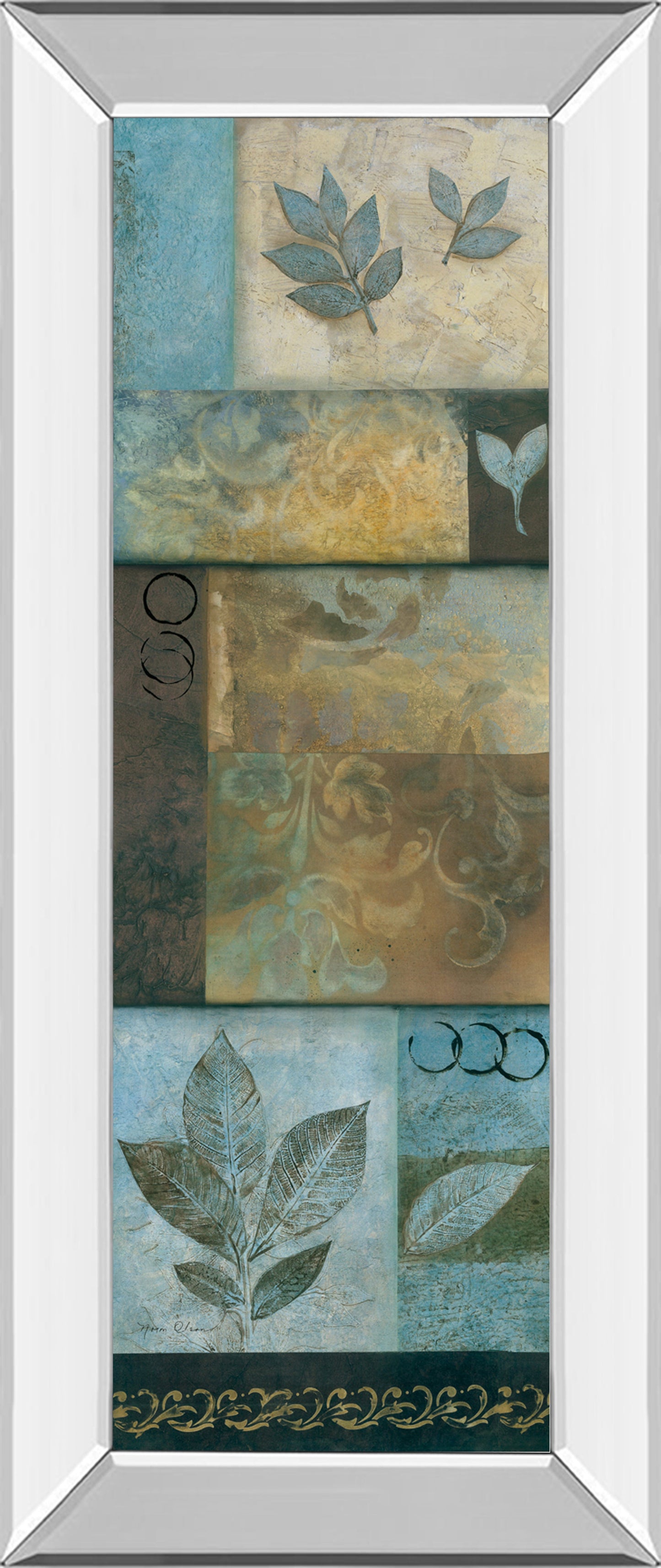 Mirrored Frame Winter Is Hear II By Norm Olson