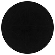 Florence Round 60-inch Pedestal Base Dining Table Black