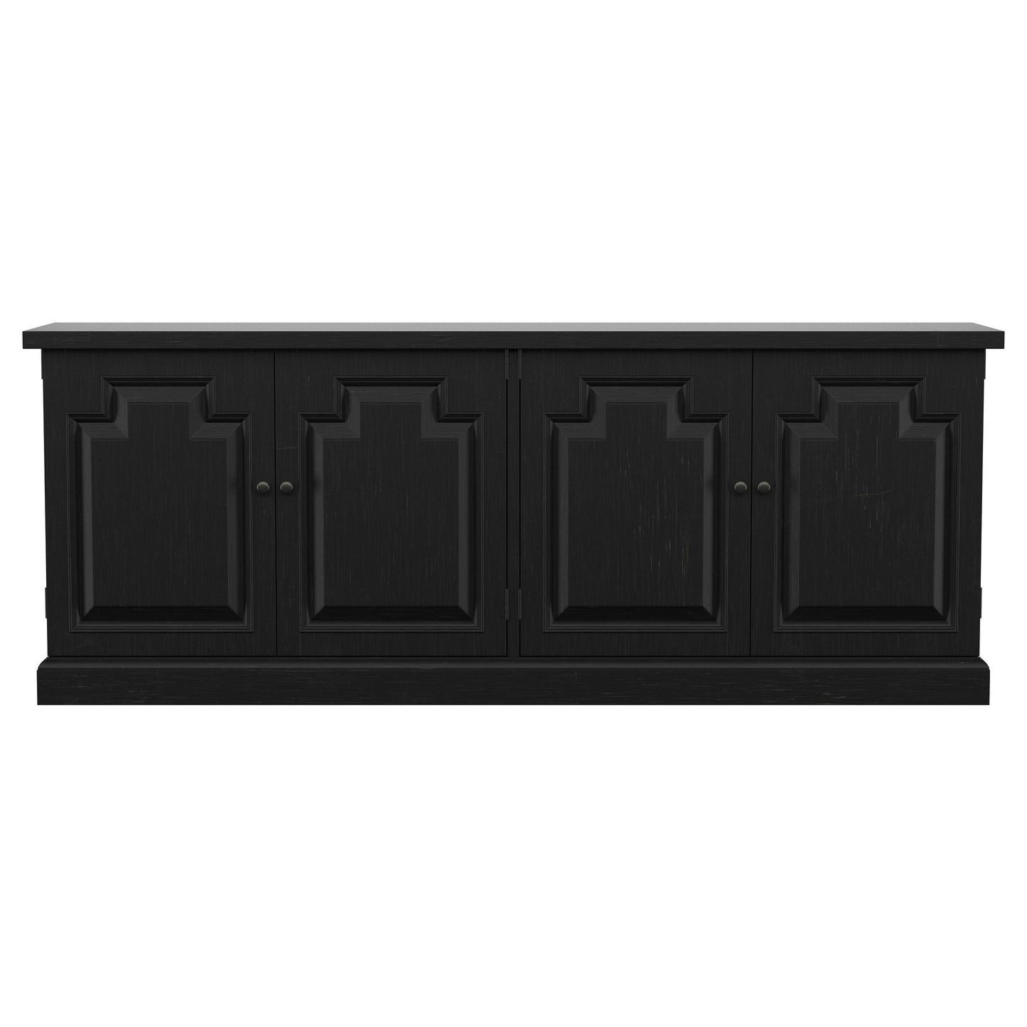Florence 4-door Dining Sideboard Buffet Cabinet Rustic Honey