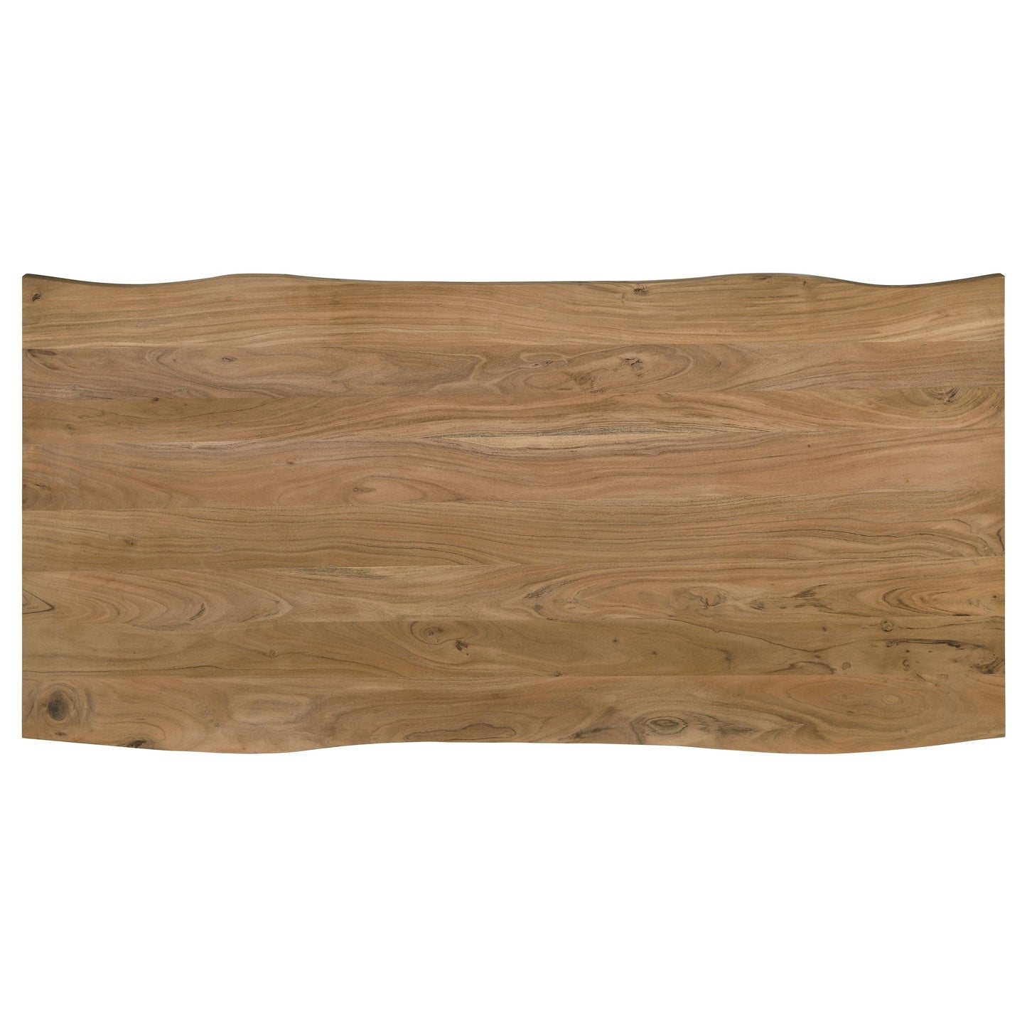 Bradshaw 80-inch Live Edge Wood Dining Table Natural Acacia