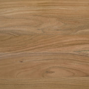 Mesa de comedor Bradshaw de 80 pulgadas con borde natural de madera de acacia natural