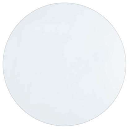 Quinn 5-piece Round Glass Top Mirrored Dining Set