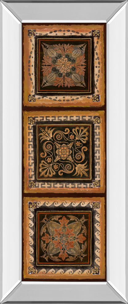 Mirrored Frame Folk Art Panel II By Tava Studios