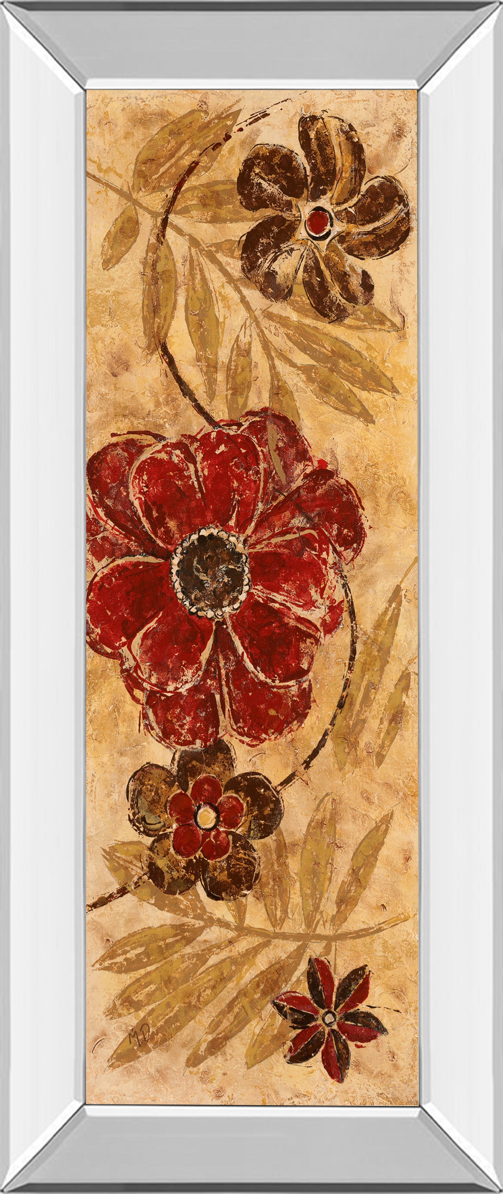 Mirrored Frame Touch Of Honey II By Maria Donovan