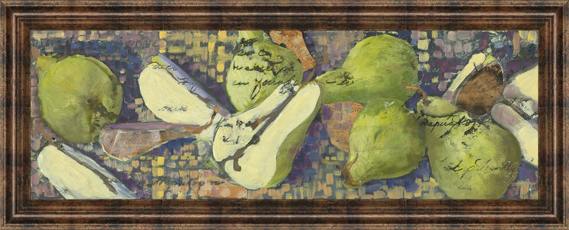 Sparkling Pears I By Silvia Rutledge