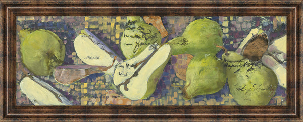 Sparkling Pears I By Silvia Rutledge