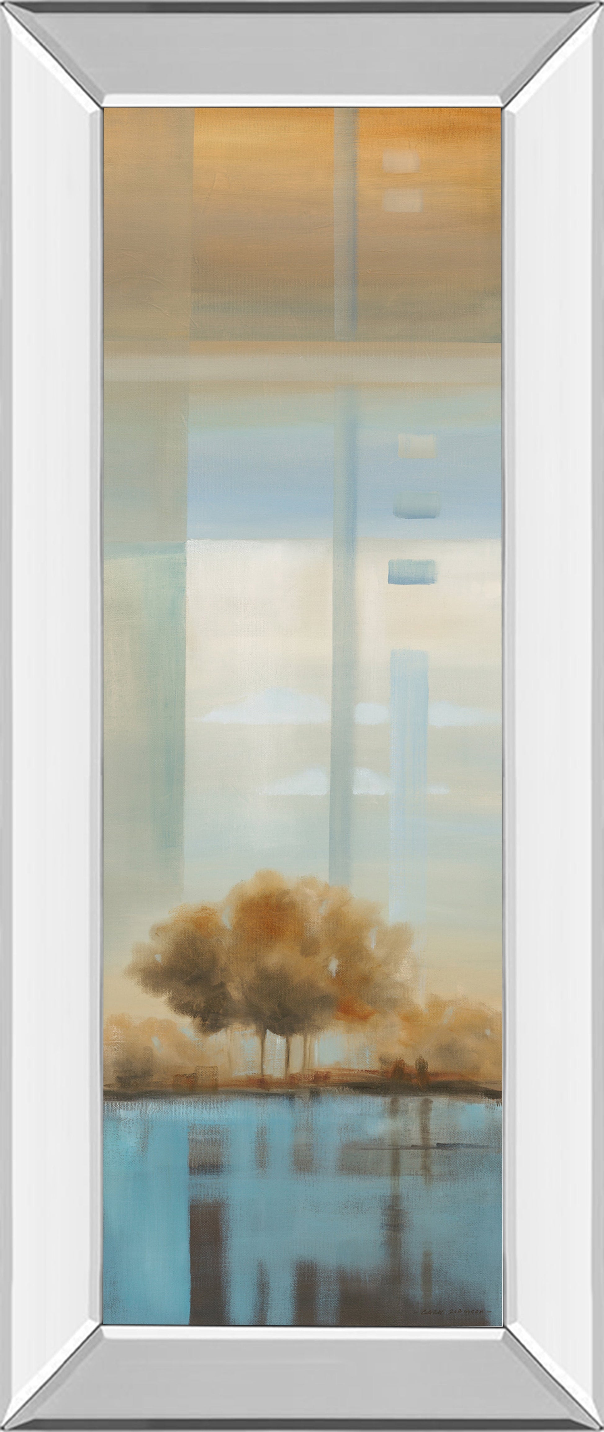 Mirrored Frame Window On The Word II By Carol Robinson