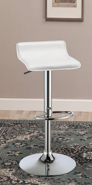 Taburete de bar ajustable tapizado Bidwell negro (juego de 2)
