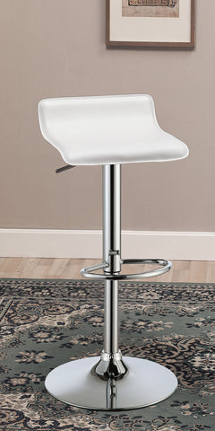Taburete de bar ajustable tapizado Bidwell negro (juego de 2)