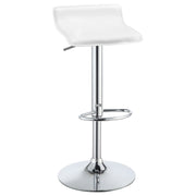 Taburete de bar ajustable tapizado Bidwell negro (juego de 2)
