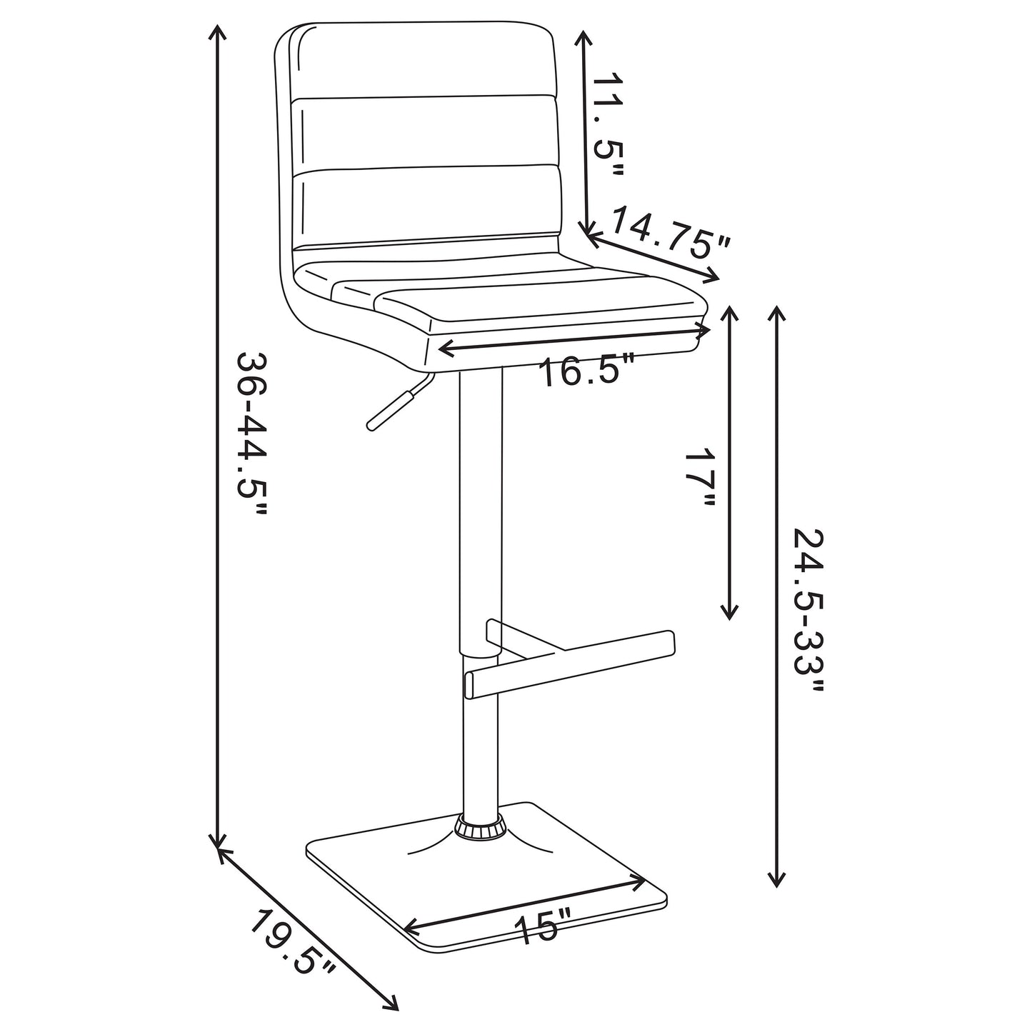 Bianca Adjustable Stool