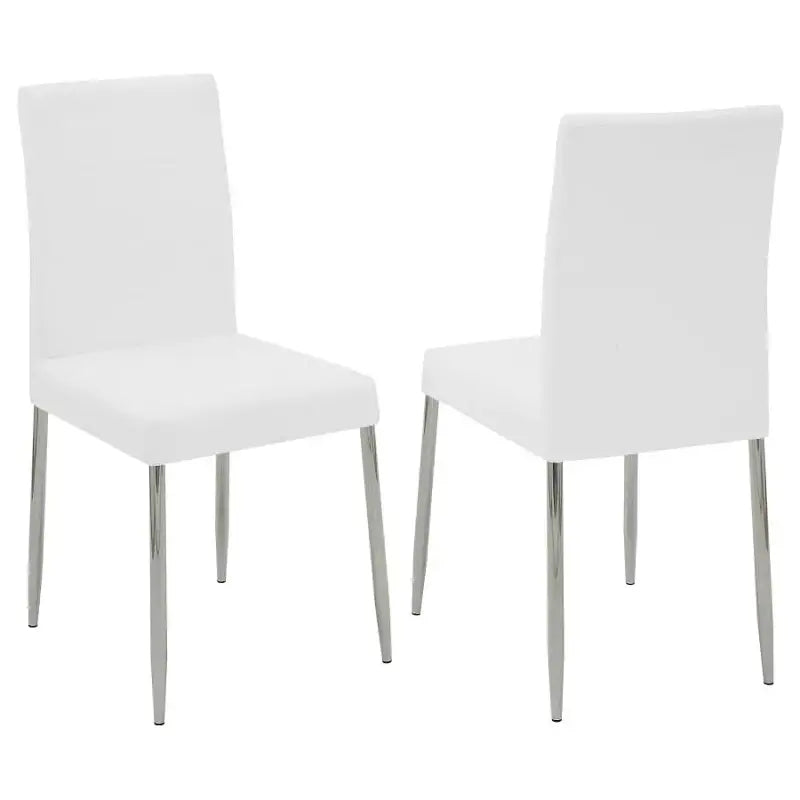 Maston Upholstered Dining Side Chair in White