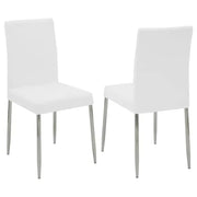 Maston Upholstered Dining Side Chair in White
