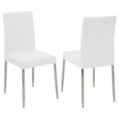 Maston Upholstered Dining Side Chair in White
