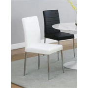 Maston Upholstered Dining Side Chair in White