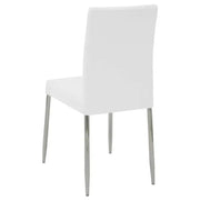 Maston Upholstered Dining Side Chair in White