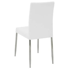 Maston Upholstered Dining Side Chair in White