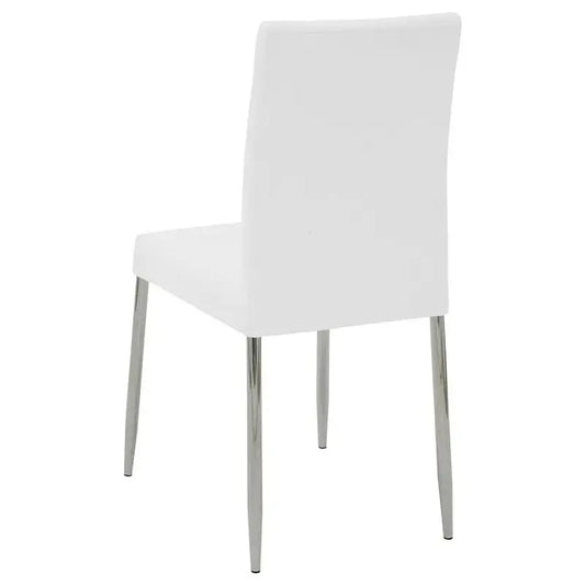 Maston Upholstered Dining Side Chair in White