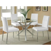 Maston Upholstered Dining Side Chair in White