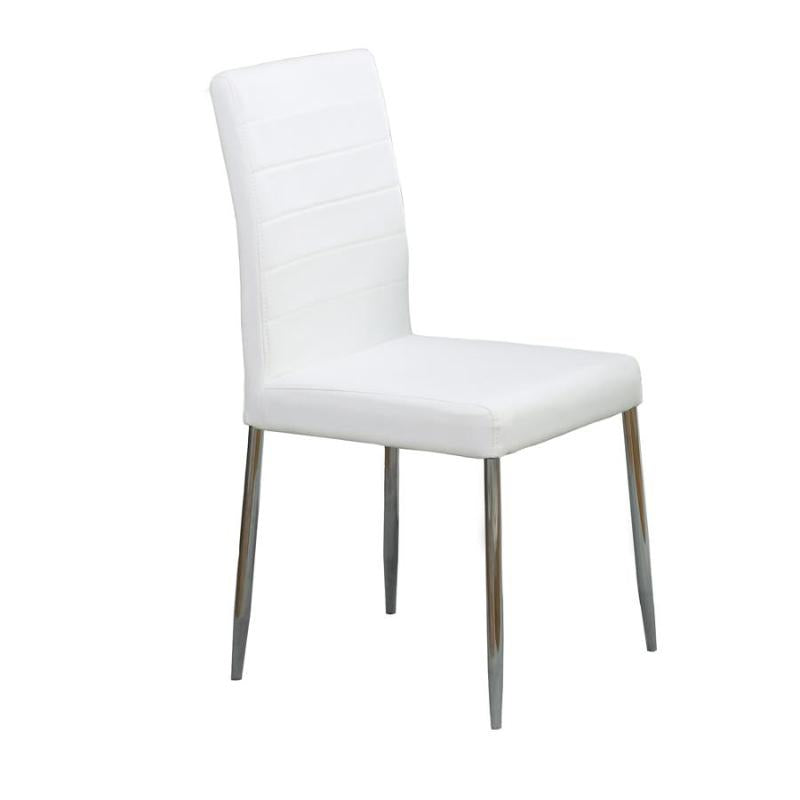 Maston Upholstered Dining Side Chair in White