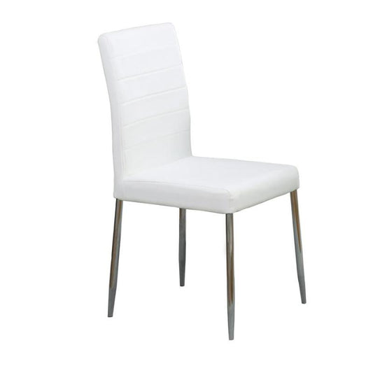 Maston Upholstered Dining Side Chair in White