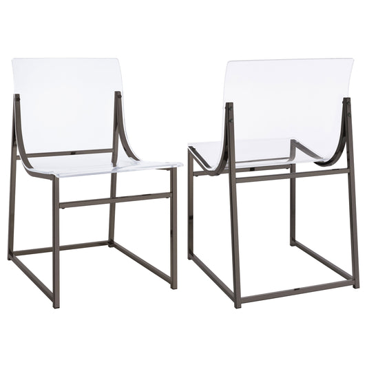 Adino Acrylic Dining Side Chair (Set of 2)