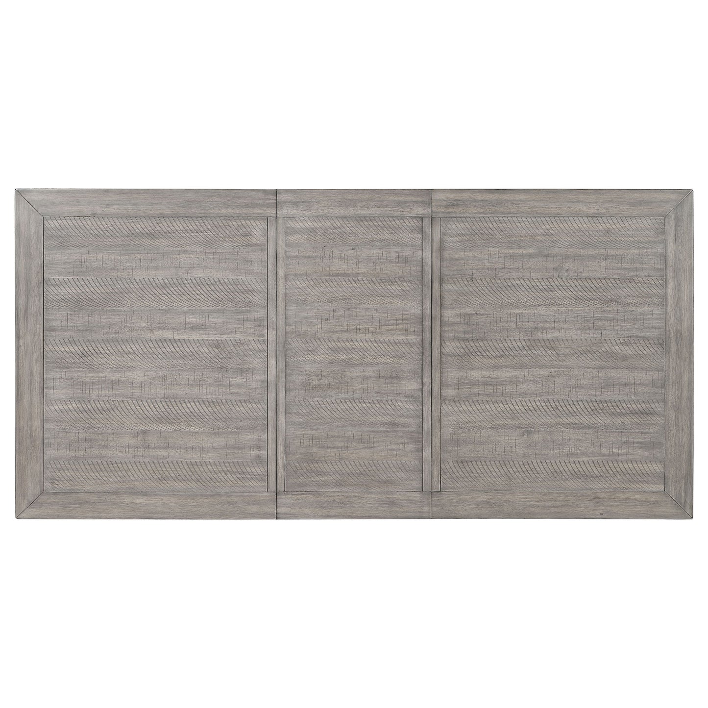 Mesa de comedor rectangular Elodie de 78 pulgadas con hojas extensibles, color negro