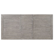 Mesa de comedor rectangular Elodie de 78 pulgadas con hojas extensibles, color negro