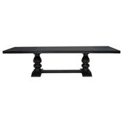 Phelps 9-piece Rectangular Dining Table Set Distressed Noir