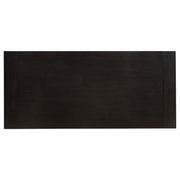 Mesa de comedor extensible Phelps de 123 pulgadas, color negro envejecido