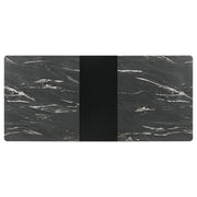 Juego de mesa de comedor extensible Crestmont, color negro