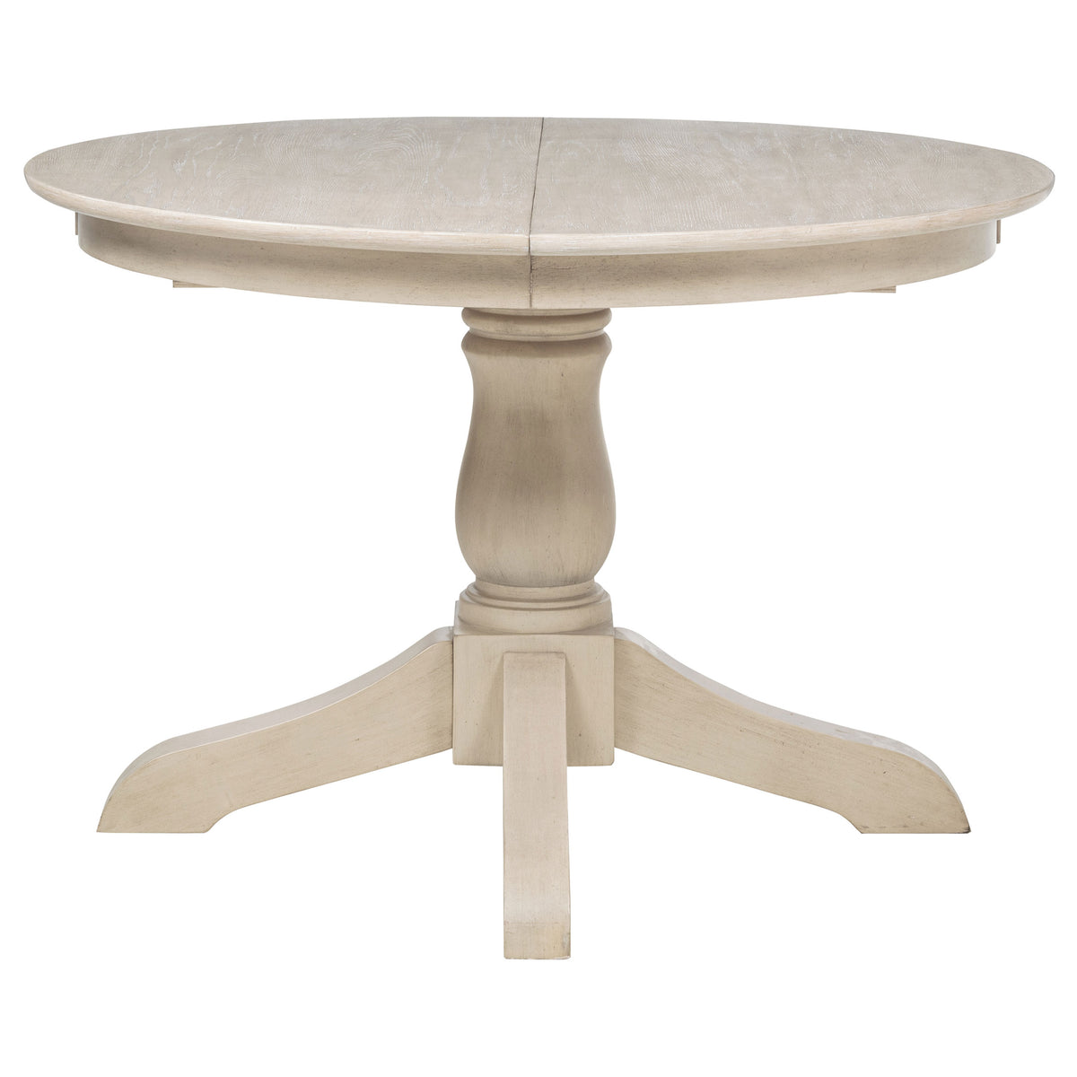 Orrison Oval 62-inch Wood Extension Leaf Dining Table Linen