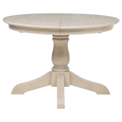 Orrison Oval 62-inch Wood Extension Leaf Dining Table Linen