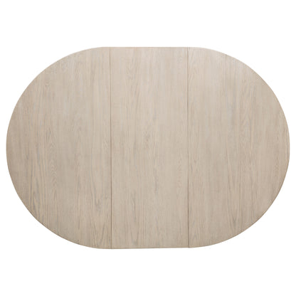 Orrison Oval 62-inch Wood Extension Leaf Dining Table Linen