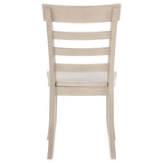 Orrison Ladder Back Dining Side Chair Linen (Set of 2)