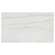 Averill 72-inch Rectangular White Marble Top Dining Table Coffee Bean