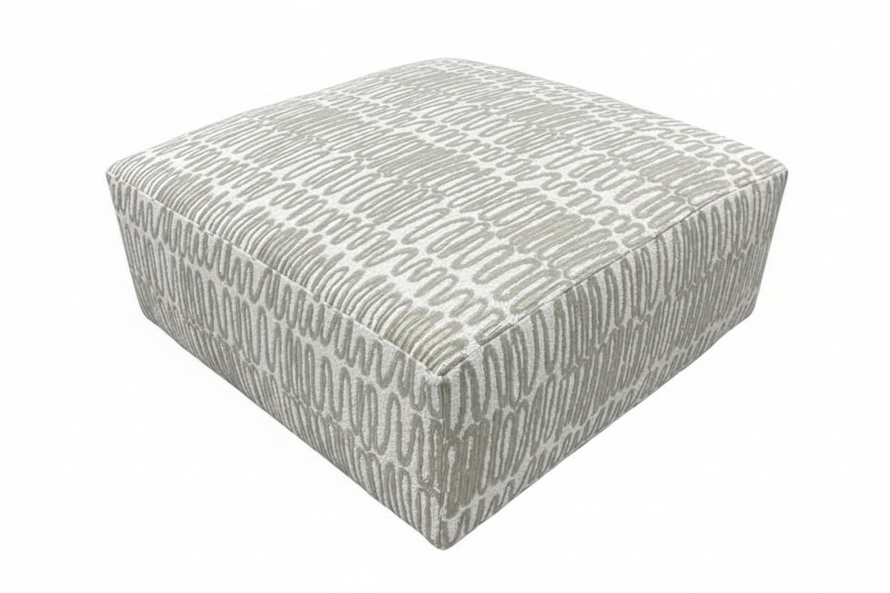 Aria Ottoman in Amalfi Birch